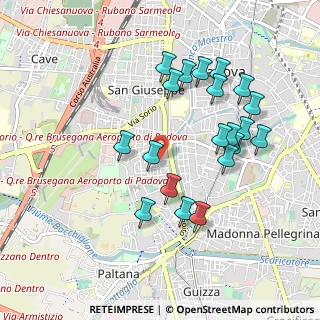 Mappa Via Ivrea, 35142 Padova PD, Italia (0.9415)