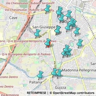 Mappa Via Ivrea, 35142 Padova PD, Italia (1.127)