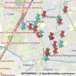 Mappa Via Ivrea, 35142 Padova PD, Italia (0.962)
