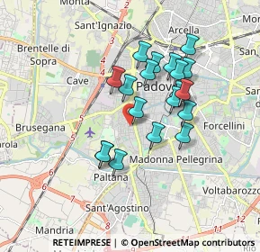 Mappa Via Ivrea, 35142 Padova PD, Italia (1.44105)