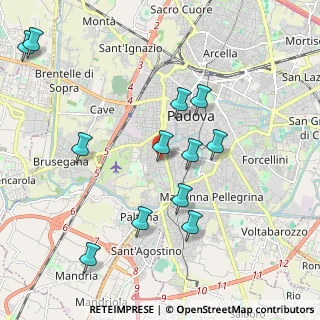 Mappa Via Ivrea, 35142 Padova PD, Italia (2.15583)