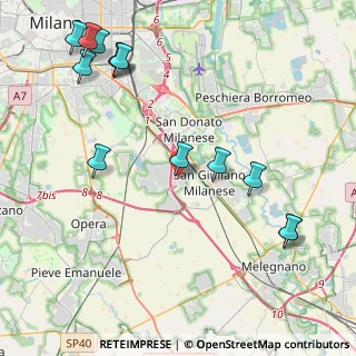 Mappa Via Don Giovanni Minzoni, 20098 San Giuliano Milanese MI, Italia (5.19615)