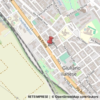 Mappa Via Giuseppe Piazzi, 16, 20068 San Giuliano Milanese, Milano (Lombardia)