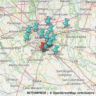 Mappa Via Molise, 20098 Area Industriale MI, Italia (9.006)