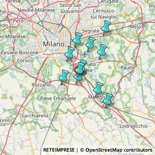 Mappa Via Molise, 20098 Area Industriale MI, Italia (5.01182)