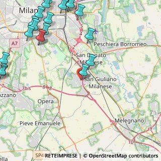 Mappa Via Molise, 20098 Area Industriale MI, Italia (6.5105)