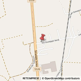 Mappa Via Giuseppe Verdi, 54, 10019 Strambino, Torino (Piemonte)