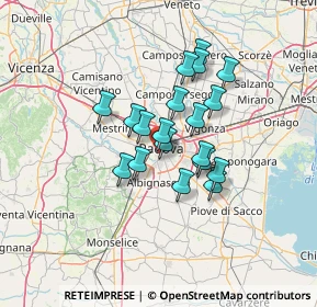 Mappa Via S. Pio X, 35123 Padova PD, Italia (9.90263)