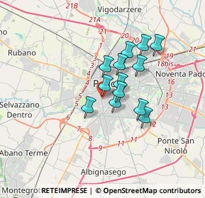 Mappa Via S. Pio X, 35123 Padova PD, Italia (2.42846)