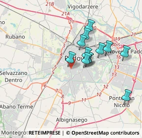 Mappa Via S. Pio X, 35123 Padova PD, Italia (2.98667)