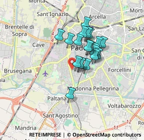 Mappa Via S. Pio X, 35123 Padova PD, Italia (1.231)