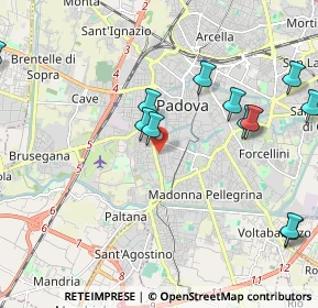 Mappa Via S. Pio X, 35123 Padova PD, Italia (2.405)