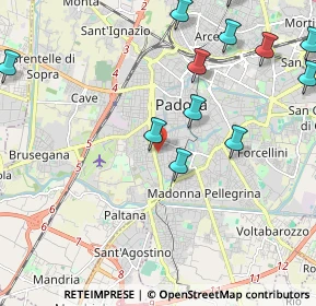 Mappa Via S. Pio X, 35123 Padova PD, Italia (2.5925)