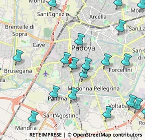 Mappa Via S. Pio X, 35123 Padova PD, Italia (2.678)