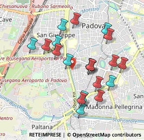 Mappa Via S. Pio X, 35123 Padova PD, Italia (0.912)