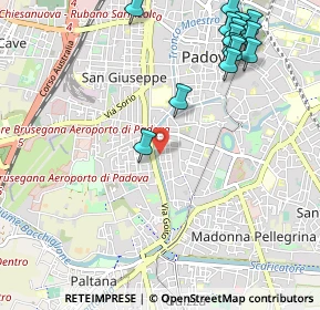 Mappa Via S. Pio X, 35123 Padova PD, Italia (1.33143)