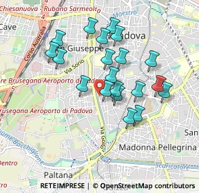 Mappa Via S. Pio X, 35123 Padova PD, Italia (0.7935)