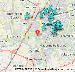 Mappa Via Alessandria, 35142 Padova PD, Italia (1.859)