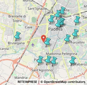 Mappa Via Alessandria, 35142 Padova PD, Italia (2.18467)