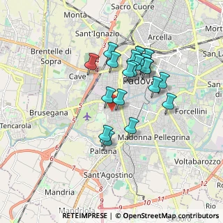 Mappa Via Alessandria, 35142 Padova PD, Italia (1.468)