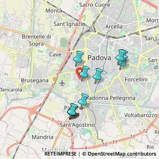 Mappa Via Alessandria, 35142 Padova PD, Italia (1.73636)