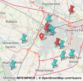 Mappa Via Alessandria, 35142 Padova PD, Italia (4.26833)