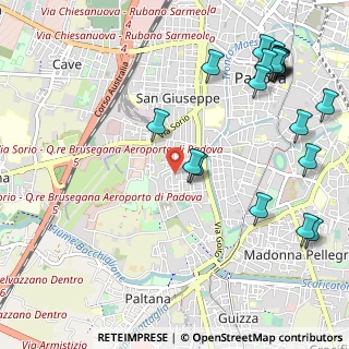 Mappa Via Alessandria, 35142 Padova PD, Italia (1.4015)