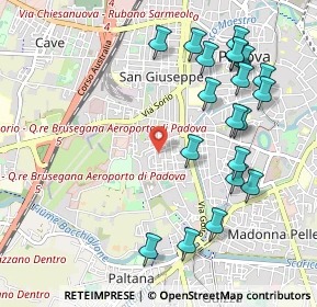 Mappa Via Alessandria, 35142 Padova PD, Italia (1.15)