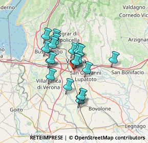 Mappa Tangenziale Sud, 37100 Verona VR, Italia (9.946)