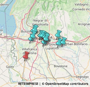 Mappa Tangenziale Sud, 37100 Verona VR, Italia (7.06867)