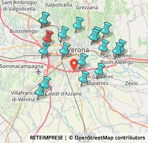 Mappa Tangenziale Sud, 37100 Verona VR, Italia (7.33667)