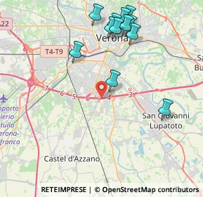 Mappa Tangenziale Sud, 37100 Verona VR, Italia (4.51833)