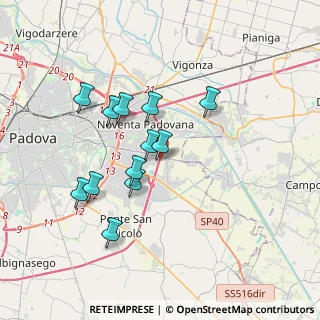 Mappa Via Danimarca, 35127 Padova PD, Italia (3.14167)