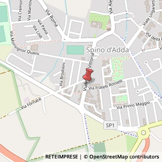 Mappa Viale Della Vittoria, 51, 26016 Spino d'Adda, Cremona (Lombardia)