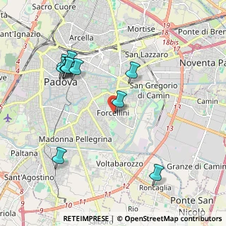 Mappa Via Taine Ippolito, 35128 Padova PD, Italia (2.14455)