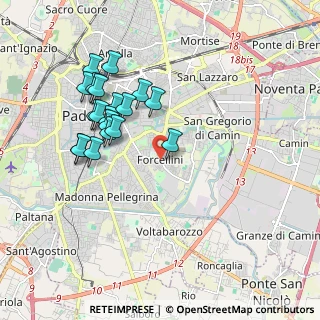 Mappa Via Taine Ippolito, 35128 Padova PD, Italia (1.84211)
