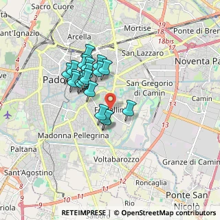 Mappa Via Taine Ippolito, 35128 Padova PD, Italia (1.3715)