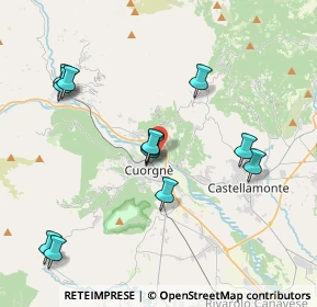 Mappa Via Bixio, 10082 Cuorgnè TO, Italia (4.11)