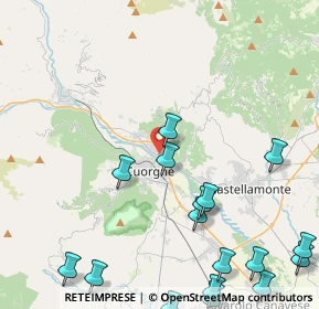 Mappa Via Bixio, 10082 Cuorgnè TO, Italia (6.397)