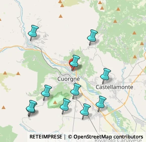 Mappa Via Bixio, 10082 Cuorgnè TO, Italia (4.39727)