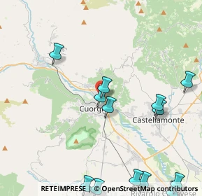 Mappa Via Bixio, 10082 Cuorgnè TO, Italia (5.56385)