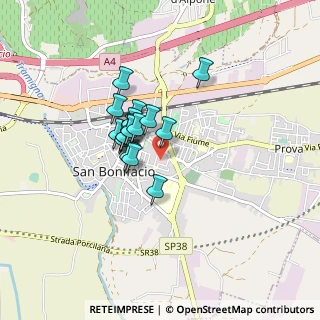 Mappa Presso Centro Commerciale di San Bonifacio, 37047 San Bonifacio VR, Italia (0.57167)
