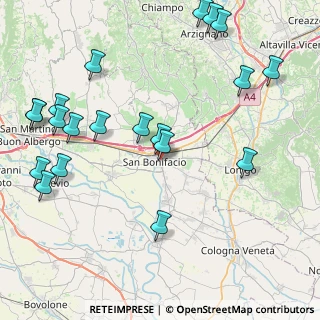 Mappa Presso Centro Commerciale di San Bonifacio, 37047 San Bonifacio VR, Italia (10.463)