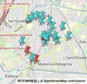 Mappa Corso Vittorio Emanuele II, 35100 Padova PD, Italia (0.705)