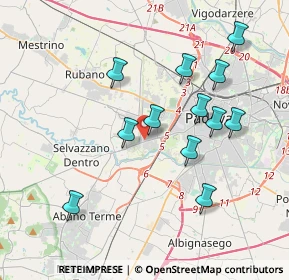 Mappa Via Monte Venda, 35143 Padova PD, Italia (3.685)