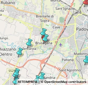Mappa Via Monte Venda, 35143 Padova PD, Italia (3.08455)