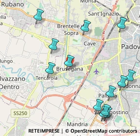 Mappa Via Monte Venda, 35143 Padova PD, Italia (2.58923)