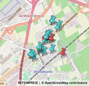 Mappa Via Cavour, 37062 Dossobuono VR, Italia (0.27)