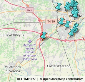 Mappa Via Cavour, 37062 Dossobuono VR, Italia (6.12722)