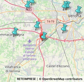 Mappa Via Cavour, 37062 Dossobuono VR, Italia (6.65714)